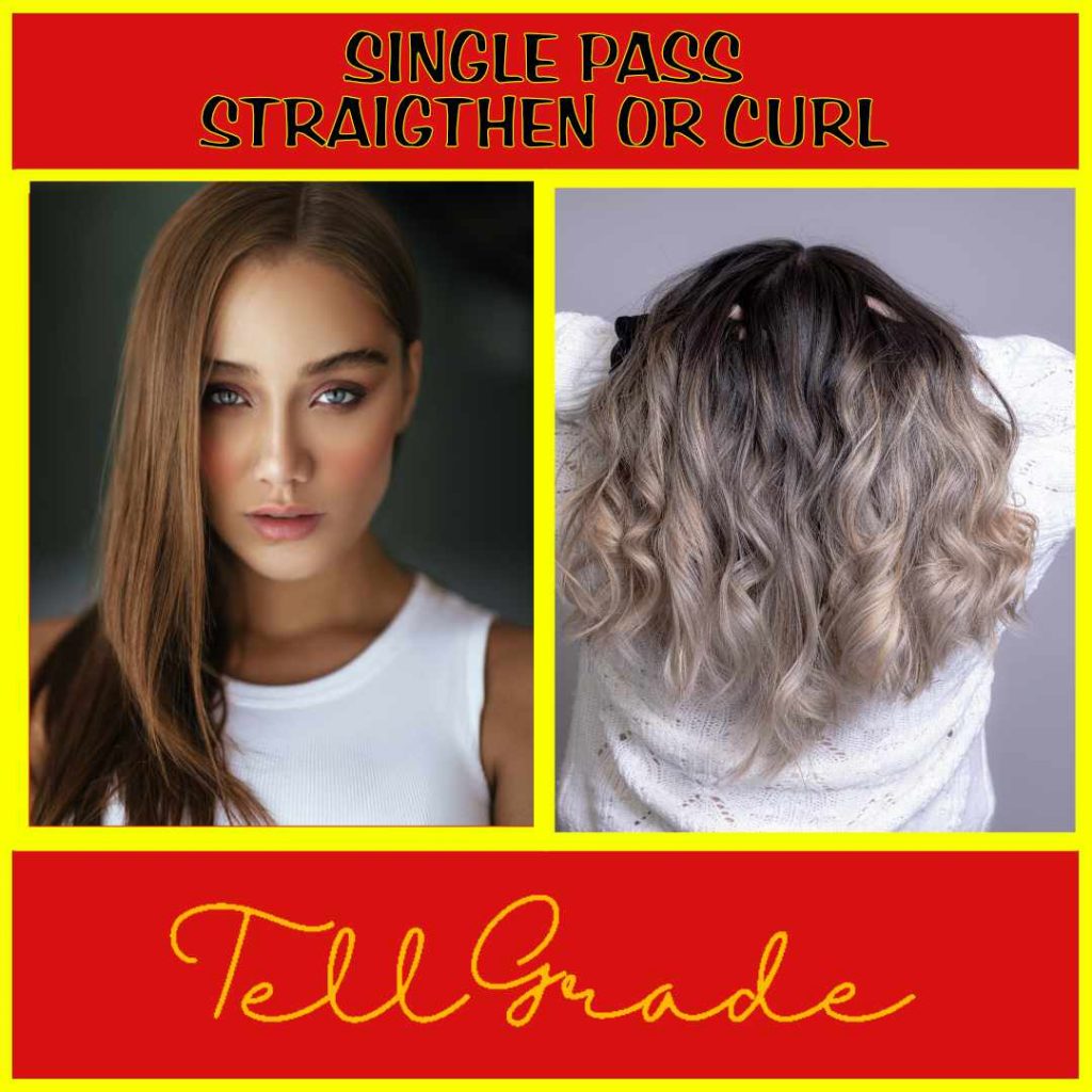 Tellgrade Hair Straighteners Single Pass
