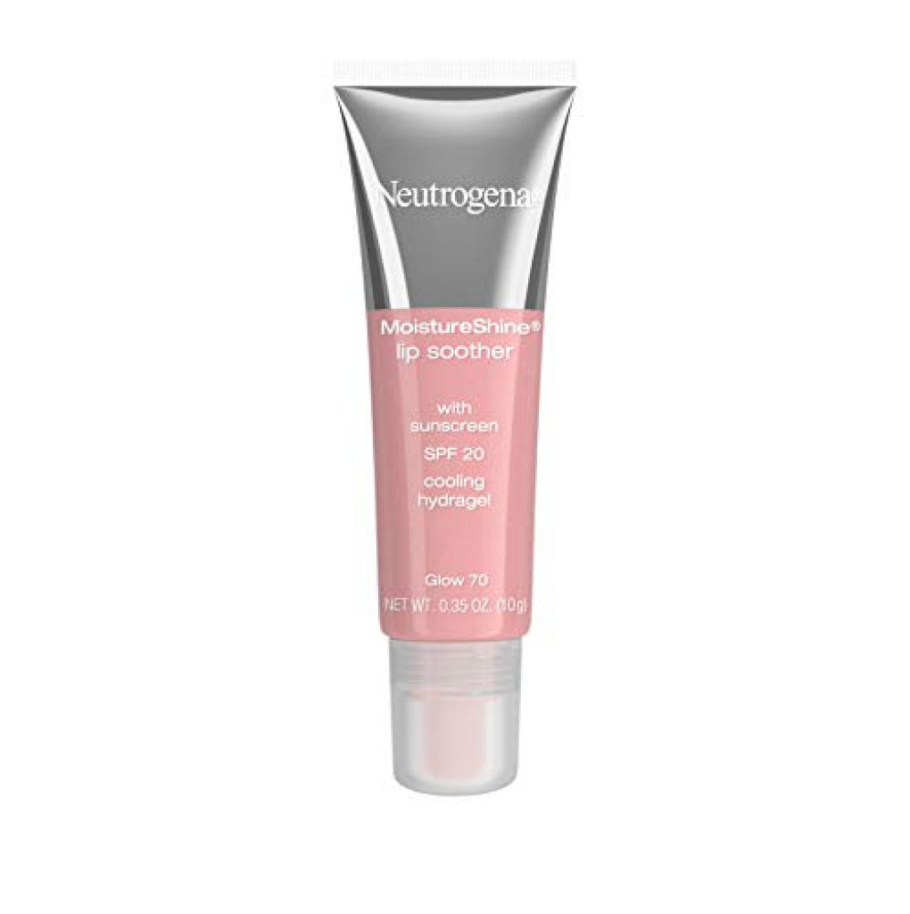 Neutrogena MoistureShine Lip Soother Gloss with SPF 20 Sun Protection, High Gloss Tinted Lip Moisturizer with Hydrating Glycerin and Soothing Cucumber…