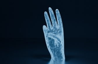 human hand with white background