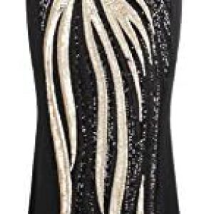 Dazzling Black Sequin Evening Dress: Unleash Elegance and Glamour!