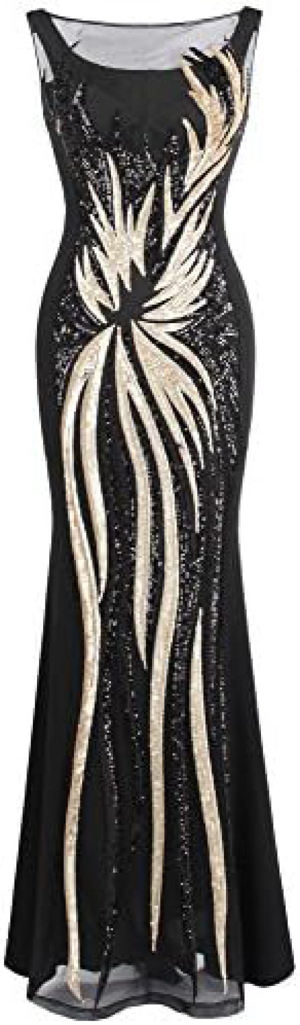 Dazzling Black Sequin Evening Dress: Unleash Elegance and Glamour!