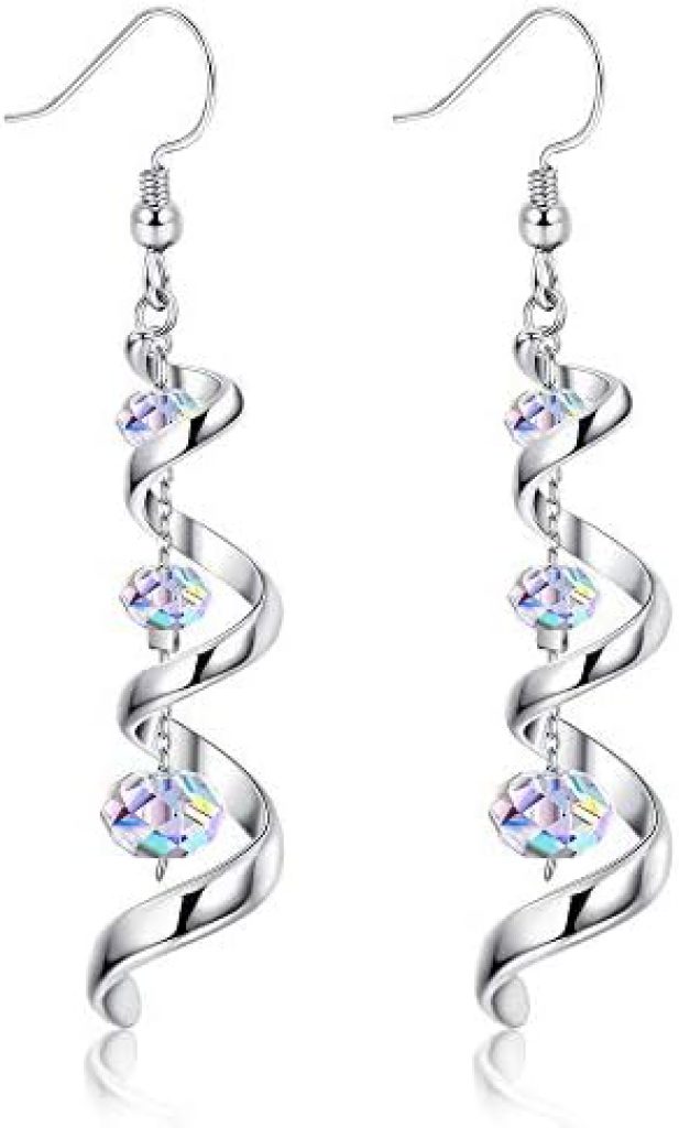 Sterling Silver Dangle Earrings - 41TMo6di qL. AC