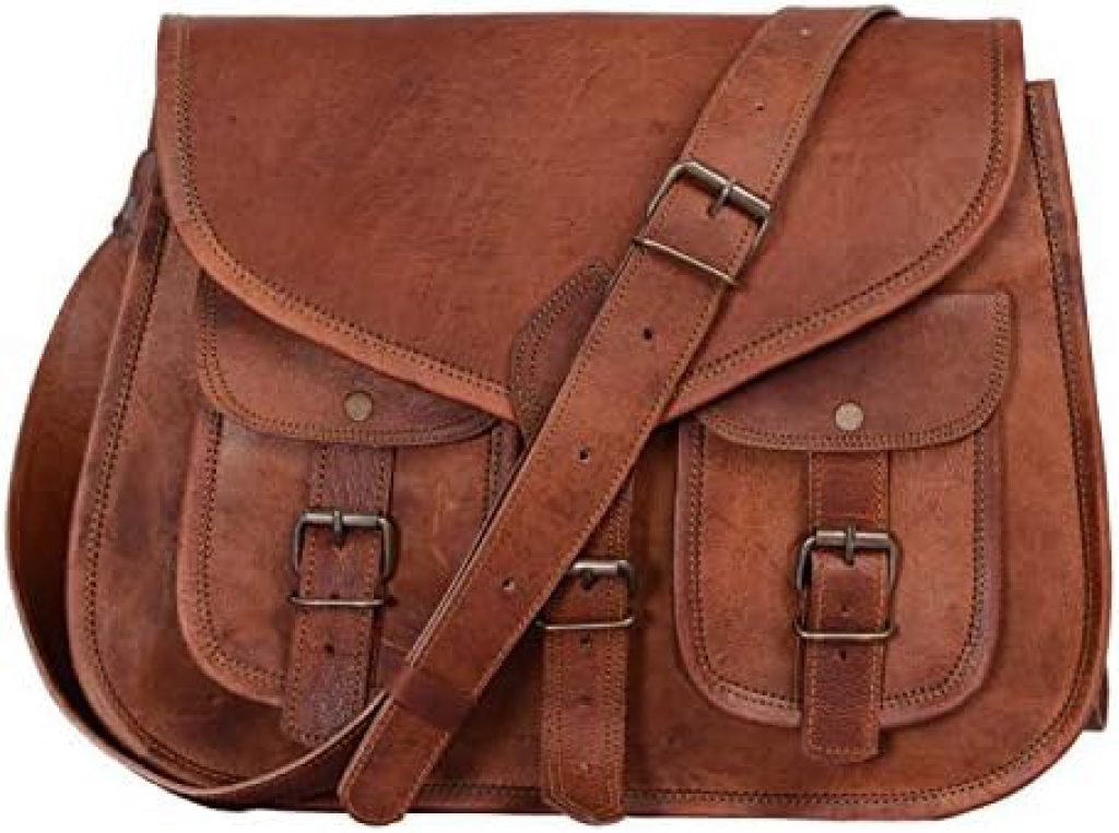 Genuine Leather Crossbody Purse - 61r5juVHsGL. AC