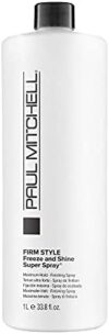 Freeze & Shine Spray by Paul Mitchell for Unisex - 33.8 oz Hair Spray