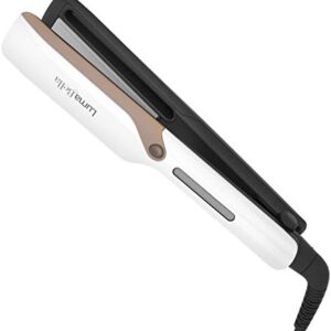 Lumabella Hair Straightener With Macadamia Conditioning Treatment &Amp; Cool Mist Infusion Channel, Flat Iron, 1 Inch