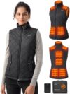 Quilted Heated Vest Women with Battery Pack 16000mAh 7.4V, Warming Heated Vest for Women, Smart Women's Heated Vest