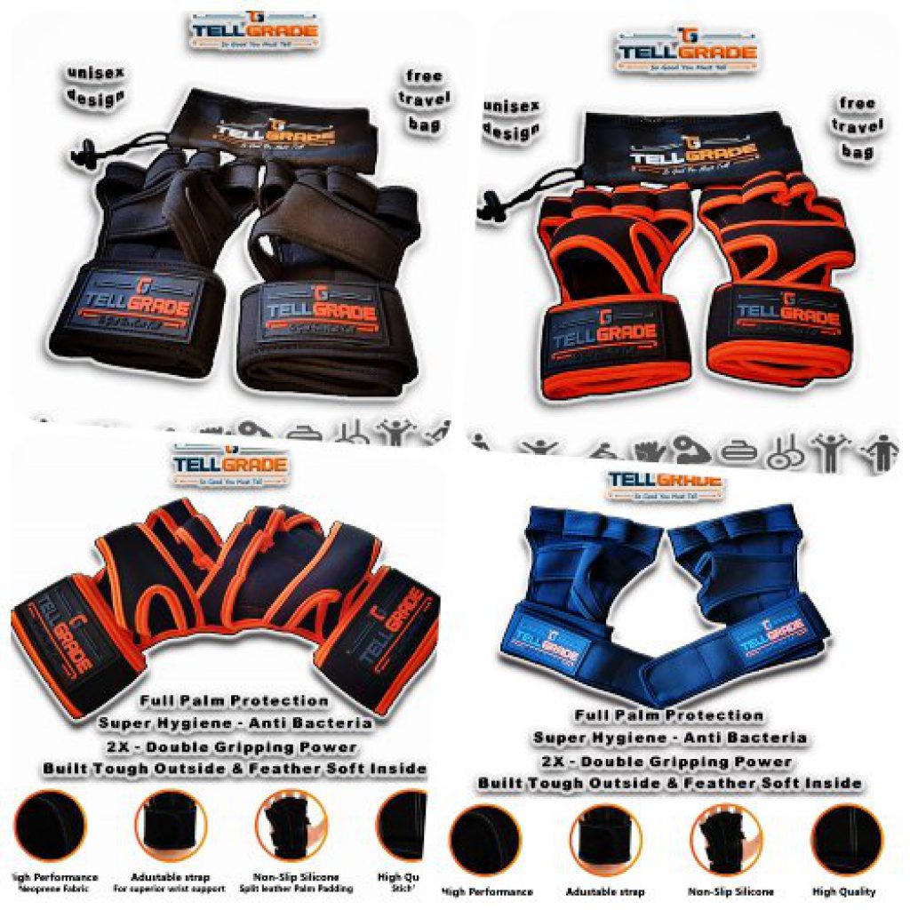 High-speed Usb Charger - TellGrade Ventilated Workout Gloves with Wrist Wraps Full Palm Protection Extra Grip 500x500 collage pix 7a 1