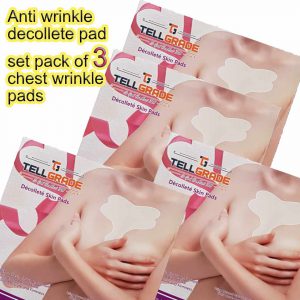 anti wrinkle decollete pad set pack of 3 chest wrinkle pads tellgrade
