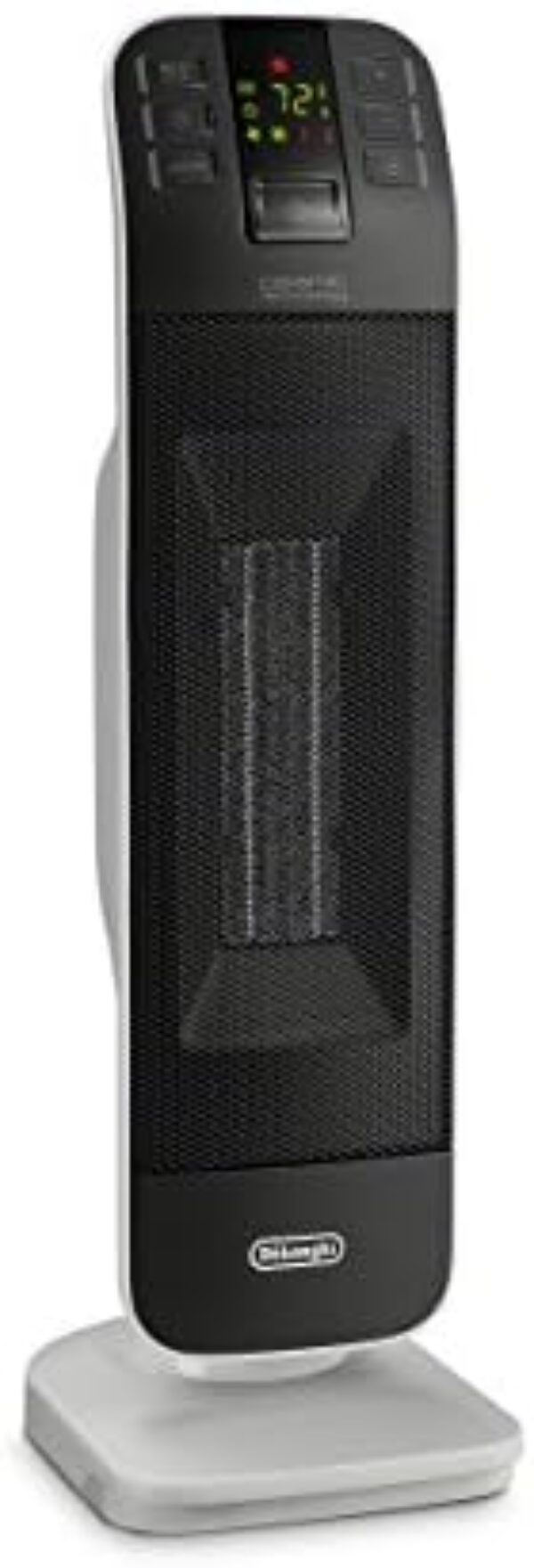 De'Longhi HFX65V15CA Tower Ceramic Fan Heater, Gray