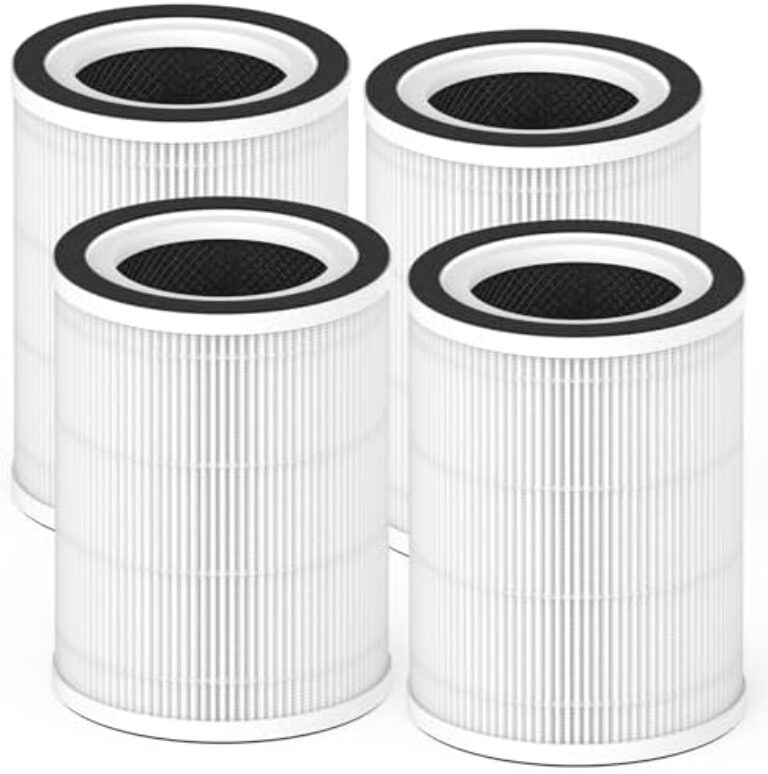 SAKEGDY 4-Pack Kilo Filter Compatible with Afloia Kilo, KILOPLUS, KILOPRO, MIRO, MIRO PRO and MORENTO Kilo Air Purifier, 3-in-1 Filtration System with H13 True HEPA Filter.