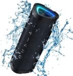 Vanzon V40 Bluetooth Speakers, Wireless Portable Speaker With 24W Stereo Sound, 24 Hour Playtime, Ipx7 Waterproof, Tws Pairing With Led Lights, Suitable For Home Outdoor