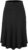 Lock and Love Women’s Solid Ombre Lightweight Flare Midi Pull On Closure Skirt S‑XXXL Plus Size