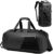Gym Duffle Bag Waterproof Sports Duffel Bags Travel Weekender Bag for Men Women Overnight Bag with Shoes Compartment Black