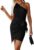 Elevate Your Style with the Women’s One Shoulder Mini Dress