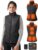 Quilted Heated Vest Women with Battery Pack 16000mAh 7.4V, Warming Heated Vest for Women, Smart Women’s Heated Vest