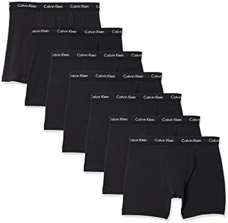 Calvin Klein Mens Cotton Stretch Megapack Boxer Briefs