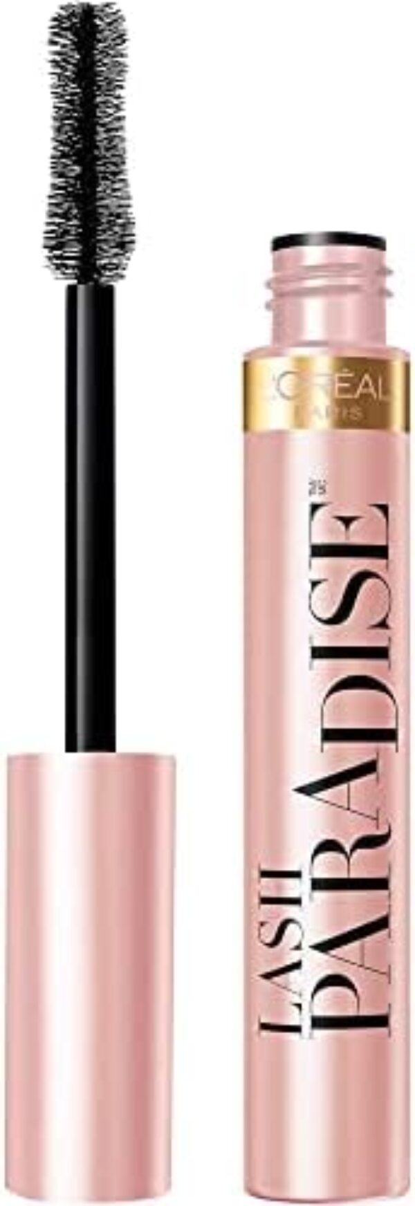 L’Oreal Paris Voluminous Lash Paradise Mascara, Lengthening Mascara, Volume & Length for Up to 24 Hours with Flower Oil Infused Conditioning Formula for Sensitive Eyes, Blackest Black, 0.28 fl. oz.