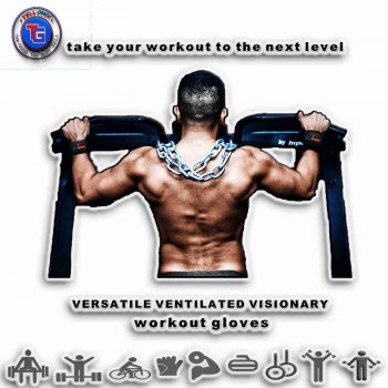 tellgrade ventilated fitness gloves poster ac