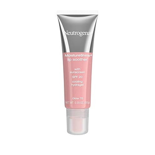 Neutrogena MoistureShine Lip Soother Gloss with SPF 20 Sun Protection, High Gloss Tinted Lip Moisturizer…